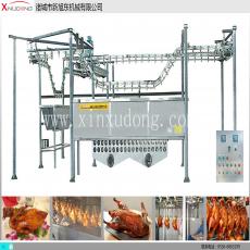 <b>燒雞、鴨過油懸掛式油炸生產(chǎn)線</b>
